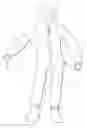 Fig. 01 - Disposable safety garment with improved neck closure