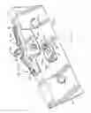 Fig. 02 - Weight plate with center post locking cartridge and locking fork