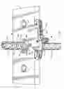 Fig. 07 - Weight plate with center post locking cartridge and locking fork