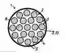 Fig. 01 - Filter module having a plurality of replaceable hollow-fiber bundles in an end-face plate