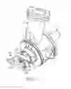 Fig. 08 - Air caps with face geometry inserts for liquid spray guns