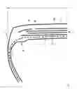 Fig. 01 - Tire comprising variable thicknesses of the rubber mixtures inside the carcass reinforcement