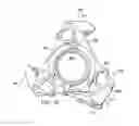 Fig. 12 - Folding proprotor gimbal lock and blade lock mechanism