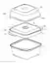 Fig. 01 - Reversible lid and container forming a variable-volume food canister