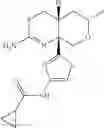 Fig. 111 - 2-amino-6-methyl-4,4a,5,6-tetrahydropyrano[3,4-d][1,3]thiazin-8a(8H)-yl-1,3-thiazol-4-yl amides