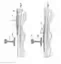 Fig. 10 - Plate handling system inserting plate from gage side