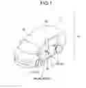 Fig. 02 - Door latching device and moving body mounted with same