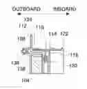 Fig. 01 - Compartment door system with water management feature
