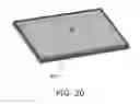 Fig. 21 - Integrated light guide and touch screen frame