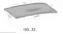 Fig. 33 - Integrated light guide and touch screen frame