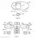 Fig. 17 - Wearable electronic glasses that move a virtual object in response to movement of a field of view