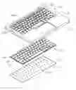 Fig. 01 - KEYBOARD AND METHOD FOR ASSEMBLING THE KEYBOARD