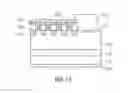 Fig. 13 - Method of manufacturing a device by locally heating one or more metalization layers and by means of selective etching