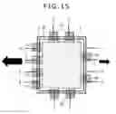 Fig. 16 - Semiconductor integrated circuit having a switch, an electrically- conductive electrode line and an electrically-conductive virtual line