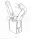 Fig. 02 - Square for zipper and zipper