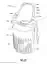 Fig. 21 - Capillary action collection device and container assembly