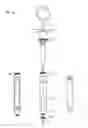 Fig. 01 - Syringe for and method of delivering a volume of solution with guidance bearing in view of standard and non-standard carpules