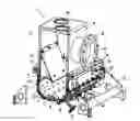 Fig. 01 - Double shaft reactor/mixer and system including an end cap for a reactor/mixer and a discharge screw connector block