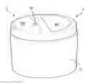 Fig. 01 - Applicator head and dispenser for a preferably pasty medium
