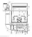 Fig. 01 - Spray booth with shallow depth under section and wet scrubber