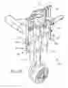 Fig. 22 - Machine suspension and height adjustment