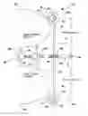 Fig. 01 - Adjustment device for aiming two oppositely pivoted lamp elements of a motor vehicle
