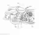 Fig. 09 - Rubber mounted drivetrain stabilizer for motorcycles