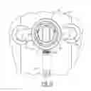 Fig. 11 - Shower head with integrated mixing valve