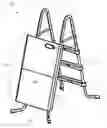 Fig. 01 - Safety mechanical barrier and system for above-ground pool ladders