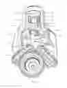 Fig. 10 - Rotary drill bit air/water separator
