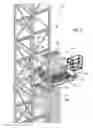 Fig. 10 - Floor mounted racking arm for handling drill pipe