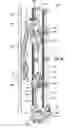Fig. 16 - Floor mounted racking arm for handling drill pipe