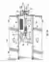 Fig. 30 - Floor mounted racking arm for handling drill pipe