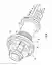 Fig. 08 - Fastener for a vehicle lamp assembly