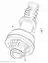 Fig. 10 - Fastener for a vehicle lamp assembly