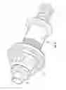 Fig. 12 - Fastener for a vehicle lamp assembly