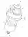 Fig. 16 - Fastener for a vehicle lamp assembly