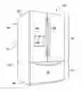 Fig. 01 - Control System for Bottom Freezer Refrigerator with Ice Maker in Upper Door