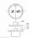 Fig. 01 - Non-contact adjustable hysteretic magnetic encoder