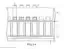Fig. 10 - Wafer level integrated circuit contactor and method of construction