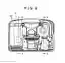 Fig. 08 - Projection type image display device with symmetrically arranged light source and power supply