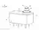 Fig. 01 - Electrical pushbutton snap switch