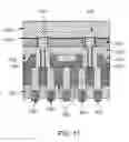 Fig. 10 - Method for forming a self-aligned contact in a damascene structure used to form a memory device