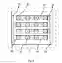 Fig. 06 - THREE-DIMENSIONAL BATTERY HAVING CURRENT-REDUCING DEVICES CORRESPONDING TO ELECTRODES