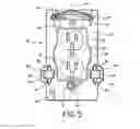 Fig. 04 - Electrical device cover assembly with cord retention