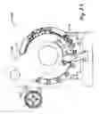 Fig. 22 - Stator winding thermal protector support