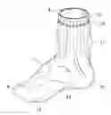 Fig. 01 - WATERPROOF POLYETHYLENE DISPOSABLE FOOT AND SOCK COVER
