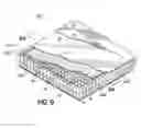 Fig. 14 - Pocketed spring assembly comprising perimeter string of springs having rectangular convolutions