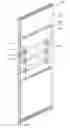 Fig. 01 - Pass through shelf wall assembly