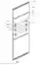 Fig. 03 - Pass through shelf wall assembly